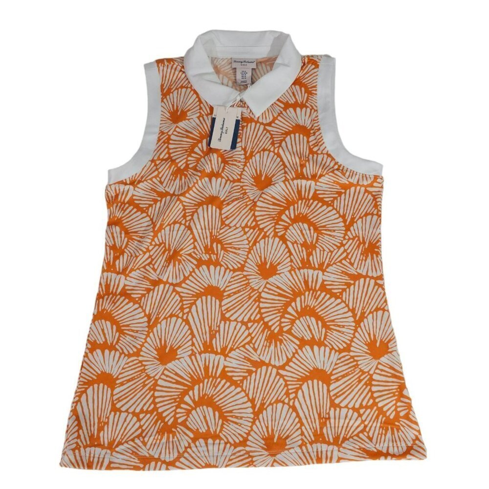NWT Ladies TOMMY BAHAMA Sleeveless Golf Tennis Shirt Size Medium MSRP: $110